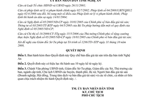 Quyết định 110/2008/QĐ-UBND Quy chế bán đấu giá tài sản