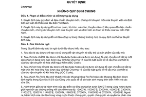 Quyết định 31/2008/QĐ-BGTVT tiêu chuẩn chuyên môn, chứng chỉ chuyên môn của thuyền viên và định biên an toàn tối thiểu của tàu biển Việt Nam