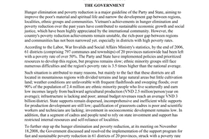 Resolution No. 30a/2008/NQ-CP of December 27, 2008, on the support program for fast and sustainable poverty reduction in 61 poor districts.