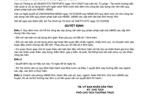 Quyết định số 30/2008/QĐ-UBND mức chi xây dựng văn bản Hưng Yên