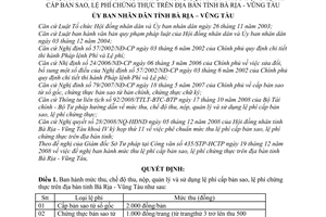 Quyết định 82/2008/QĐ-UBND mức thu chế độ thu nộp quản lý sử dụng lệ phí