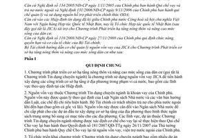 Thông tư 132/2008/TT-BTC cơ chế quản lý vốn vay chương trình tín dụng chuyên ngành cơ quan hợp tác quốc tế Nhật Bản JICA