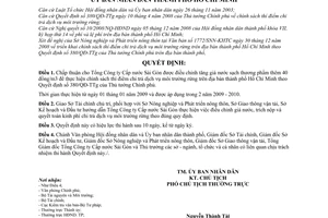 Quyết định 102/2008/QĐ-UBND thực hiện chính sách thí điểm chi trả dịch vụ môi trường rừng trên địa bàn thành phố Hồ Chí Minh