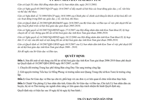 Quyết định 67/2008/QĐ-UBND Đề án xã hội hoá giáo dục tỉnh Kon Tum