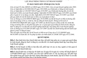 Quyết định 476/2008/QĐ-UBND Quy chế phối hợp giữa cơ quan giải quyết đăng ký