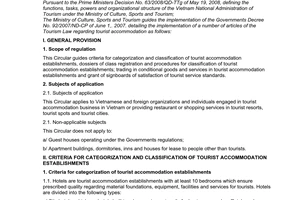Circular No. 88/2008/TT-BVHTTDL of December 30, 2008, guiding the implementation