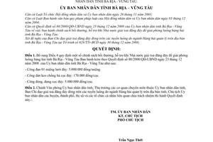 Quyết định 87/2008/QĐ-UBND bổ sung Quyết định 80/2008/QĐ-UBND