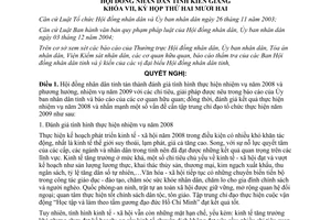 Nghị quyết 46/2008/NQ-HĐND nhiệm vụ phát triển kinh tế xã hội 2009 Kiên Giang