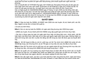 Quyết định 4301/2008/QĐ-UBND giao dự toán thu ngân sách nhà nước