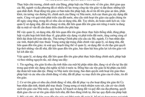 Chỉ thị 1940/CT-TTg nhà, đất liên quan tôn giáo