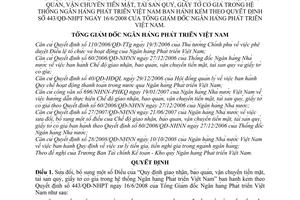 Quyết định 909/QĐ-NHPT sửa đổi Quy định giao nhận, bảo quản, vận chuyển