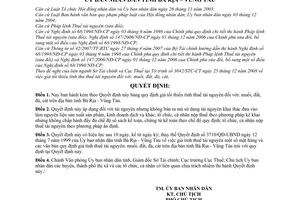 Quyết định 88/2008/QĐ-UBND bảng quy định giá tối thiểu tính thuế tài nguyên