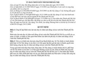 Quyết định 69/2008/QĐ-UBND công bố định mức dự toán duy trì chăn nuôi động vật tại vườn thú thành phố Hà Nội