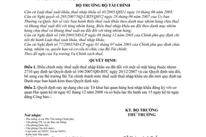 Quyết định 110/2008/QĐ-BTC điều chỉnh mức thuế suất thuế nhập khẩu ưu đãi đối với một số mặt hàng thuộc nhóm 2710 tại biểu thuế nhập khẩu ưu đãi