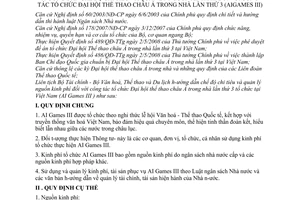 Thông tư liên tịch 114/2008/TTLT/BTC-BVHTTDL hướng dẫn chế độ chi tiêu và quản lý nguồn kinh phí công tác tổ chức đại hội thể thao châu Á lần 3