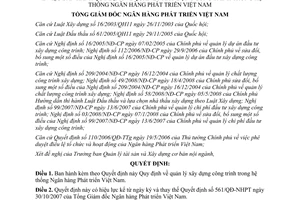 Quyết định 775/QĐ-NHPT quản lý xây dựng công trình ngân hàng phát triển