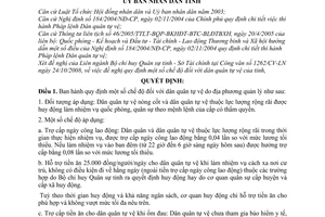 Quyết định 67/2008/QĐ-UBND chế độ dân quân tự vệ