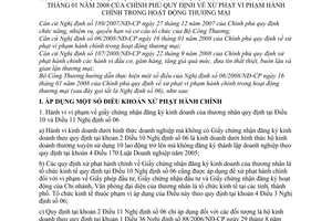 Thông tư 15/2008/TT-BCT xử phạt vi phạm hành chính hoạt động thương mại hướng dẫn Nghị định 06/2008/NĐ-CP