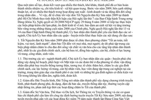 Chỉ thị 23/2008/CT-UBND tổ chức đón Tết nguyên đán Kỷ Sửu năm 2009 TP.HCM