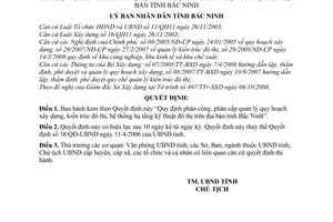 Quyết định 168/2008/QĐ-UBND  phân công, phân cấp quản lý