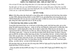 Nghị quyết 68/2008/NQ-HĐND nhiệm vụ năm 2009 Hội đồng nhân dân thành phố