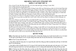 Nghị quyết 117/2008/NQ-HĐND mức thu, quản lý sử dụng tiền phí bảo vệ môi trường