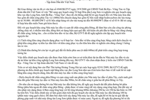 Công văn 55/BGTVT-KHĐT quy hoạch cảng và khu công nghiệp lọc hóa dầu Long Sơn, Tỉnh Bà Rịa - Vũng Tàu