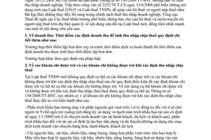 Công văn 175/TCT-CS hướng dẫn các nội dung chính sách mới tại Thông tư thuế thu nhập doanh nghiệp