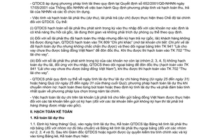 Công văn 397/NHNN-TCKT hướng dẫn tính hạch toán lãi dự thu, dự chi