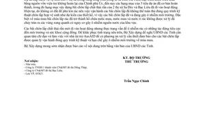 Công văn 90/BXD-HTKT tình hình quản lý các bãi chôn lấp chất thải rắn của 3 thị xã Đồng bằng sông Cửu Long