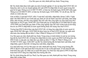 Công văn 1130/BTC-TCT  thuế GTGT hàng nhập khẩu từ nước ngoài của các doanh nghiệp chế xuất