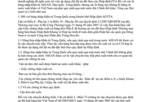 Công văn 495/TCHQ-GSQL vướng mắc C/O