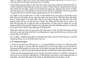 Công văn 106/SPLĐTBXH-BTXH thực hiện Công văn 14/UBND-VX