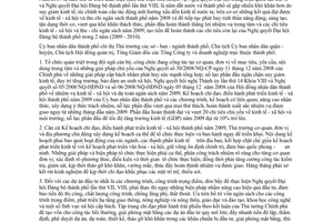 Chỉ thị 01/2009/CT-UBND tập trung triển khai giải pháp chủ yếu thực hiện mục tiêu, nhiệm vụ phát triển kinh tế - xã hội ngân sách TP.HCM năm 2009