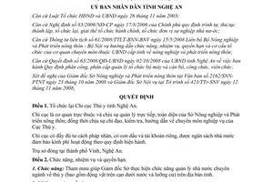 Quyết định 04/2009/QĐ-UBND chức năng nhiệm vụ cơ cấu Chi cục Thú y Nghệ An