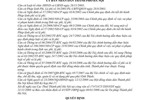 Quyết định 20/2009/QĐ-UBND  thu phí qua phà trên địa bàn thành phố Hà Nội