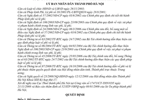 Quyết định 18/2009/QĐ-UBND  thu phí thẩm định báo cáo kết quả thăm dò đánh giá trữ lượng nước dưới đất trên địa bàn  Hà Nội