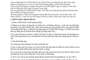 Thông tư 02/2009/TT-BNN hướng dẫn thủ tục thu hồi xử lý thuốc thú y