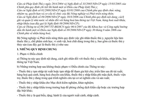 Thông tư 03/2009/TT-BNN quy định ghi nhãn thuốc thú y