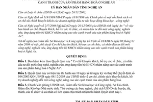 Quyết định 10/2009/QĐ.UBND khuyến khích hỗ trợ tổ chức cá nhân đầu tư đổi mới