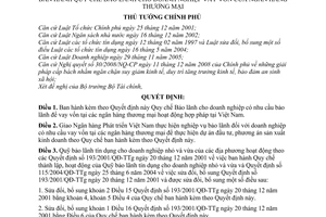 Quyết định 14/2009/QĐ-TTg  quy chế bảo lãnh cho doanh nghiệp vay vốn của ngân hàng thương mại