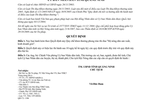 Quyết định 272/2008/QĐ-UBND khen thưởng Hộ nông dân sản xuất giỏi Quảng Ninh