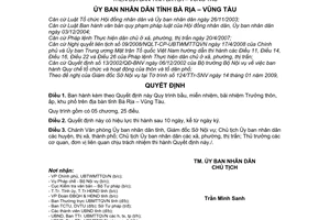 Quyết định 08/2009/QĐ-UBND Quy trình bầu, miễn nhiệm, bãi nhiệm