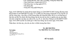 Công văn 528/BGTVT-TC báo cáo về trợ cấp khó khăn theo quyết định số 169/2008/QĐ-TTg ngày 15/12/2008 của Thủ tướng Chính phủ