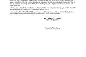 Công văn 738/VP-VX đính chính nội dung trong Kế hoạch Tổ chức các hoạt động Tuần lễ Quốc gia An toàn vệ sinh lao động - Phòng chống cháy nổ