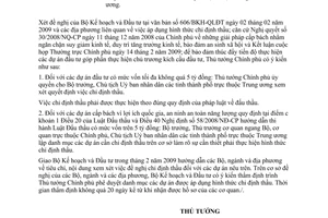 Công văn 229/TTg-KTN  áp dụng hình thức chỉ định thầu các dự án cấp bách