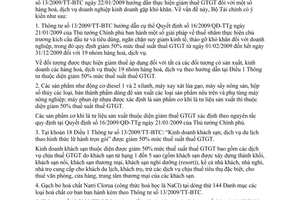 Công văn 1811/BTC-TCT về việc chính sách thuế GTGT