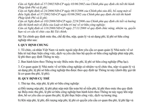 Thông tư 22/2009/TT-BTC mức chế độ thu, nộp, quản lý sử dụng phí, lệ phí sở hữu công nghiệp