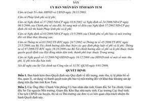 Quyết định 07/2009/QĐ-UBND mức thu, tỷ lệ phân bổ số thu, quản lý, sử dụng phí