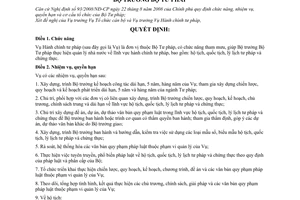 Quyết định 305/QĐ-BTP  quy định chức năng, nhiệm vụ, quyền hạn và cơ cấu tổ chức của vụ hành chính tư pháp